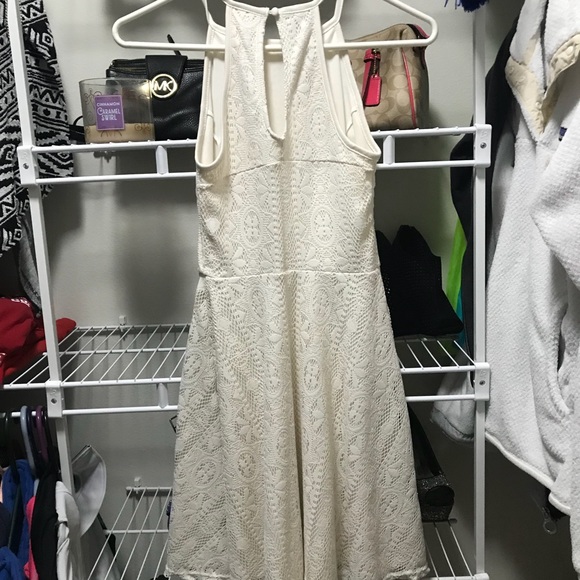 White lace skater dress - Picture 2 of 2